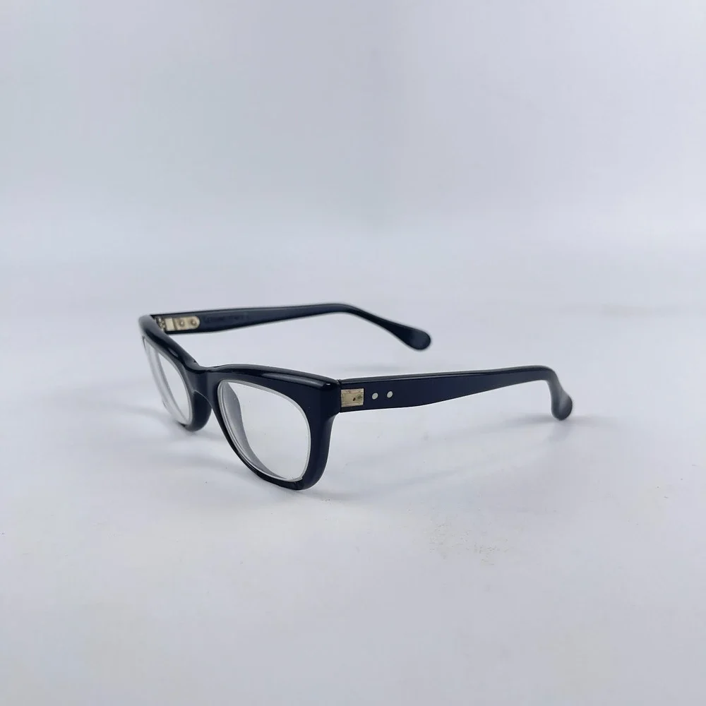 Swank Unisex Adults Eyeglasses Frame Black Plastic Full Rim Cat Eye 45-20-130 mm